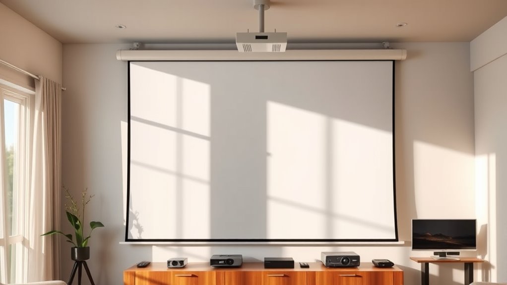 top affordable motorized screens