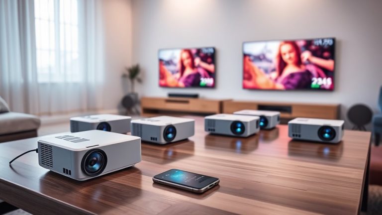 top airplay portable projectors