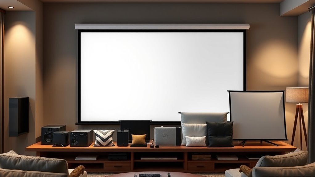 top amazon projector screens