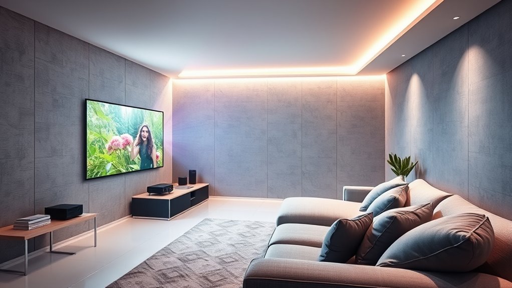 top angled viewing projectors