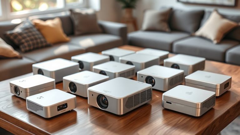 top apple compatible portable projectors
