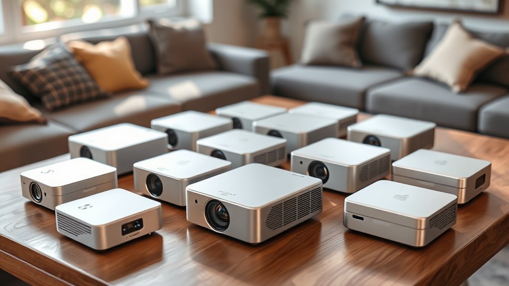 top apple compatible portable projectors