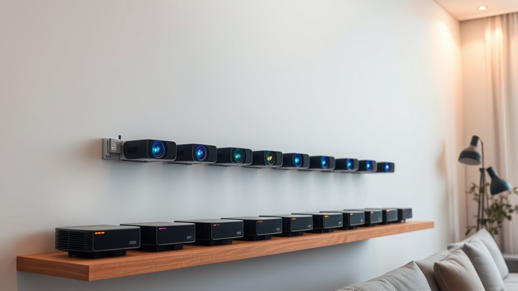 top auto keystone projectors
