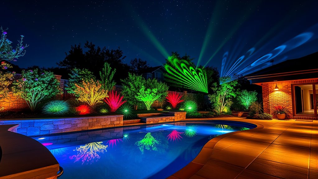 top backyard light projectors