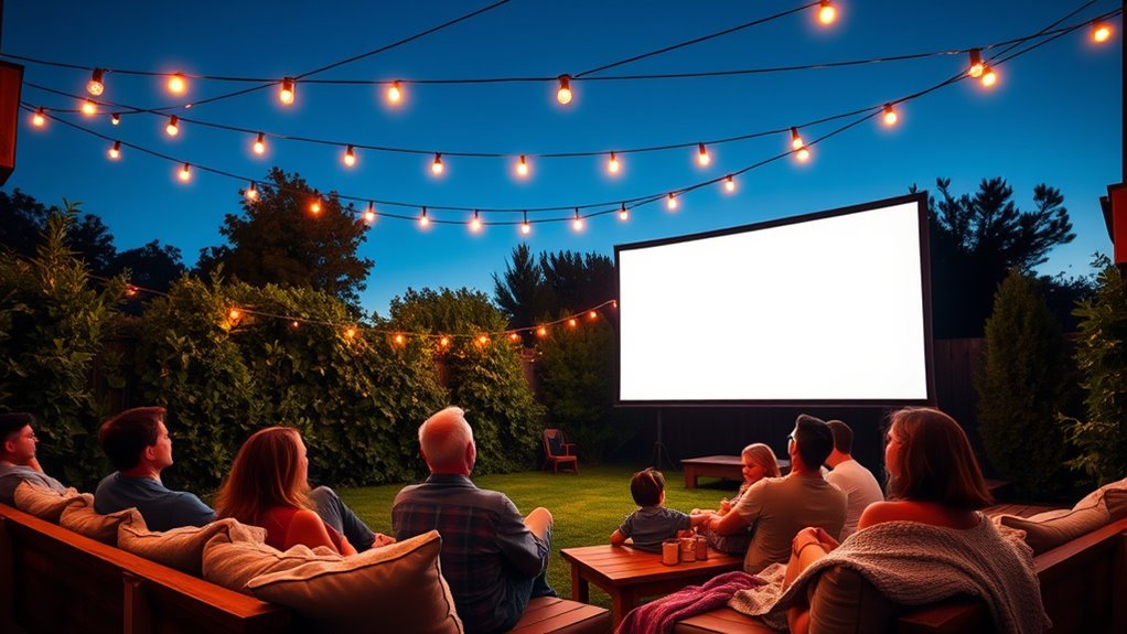 top backyard projector screen combos