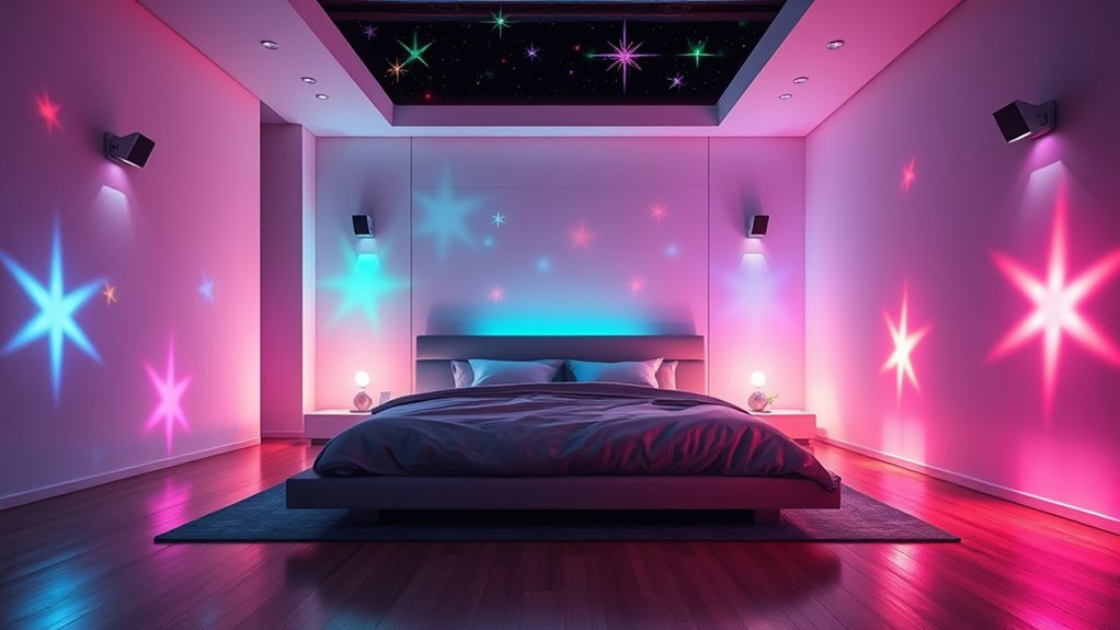 top bedroom led projector lights