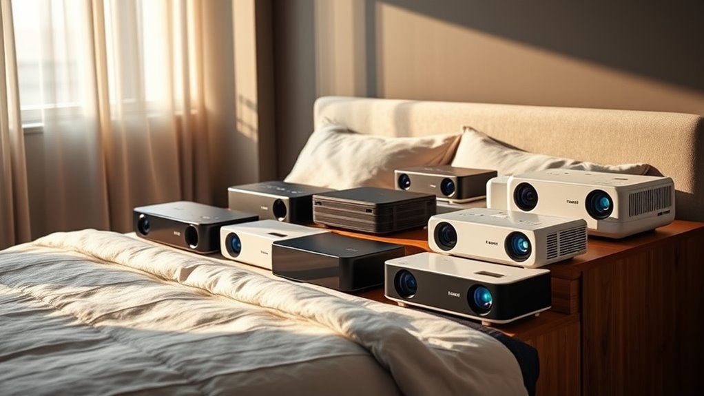 top bedroom portable projectors