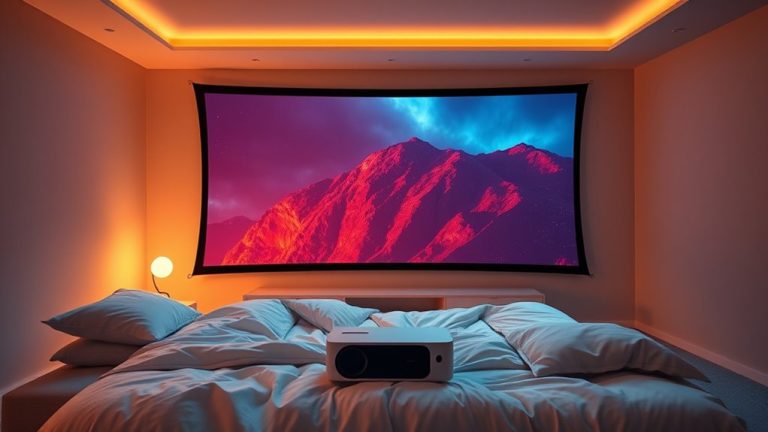 top bedroom projector screens
