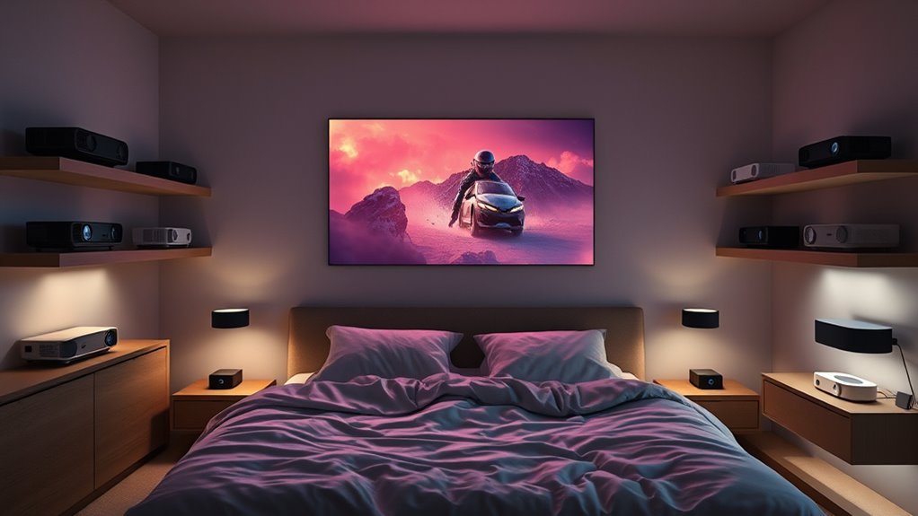 top bluetooth bedroom projectors