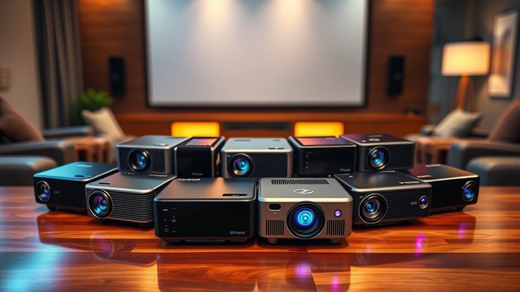 top bluetooth mini projectors