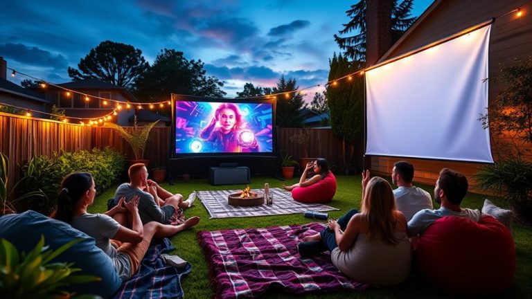 top bluetooth outdoor projectors