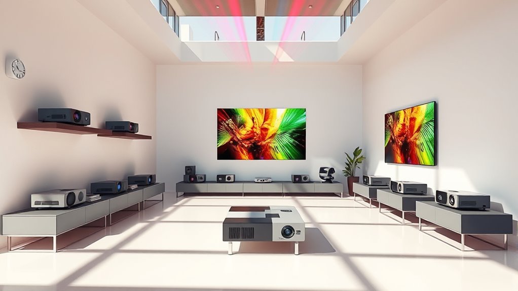 top bright room laser projectors
