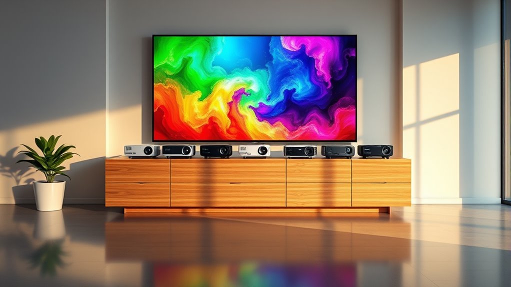 top budget short throw projectors
