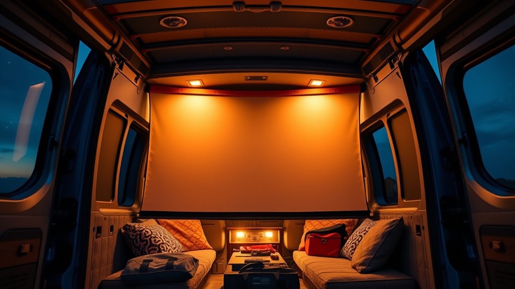 top campervan projector screens