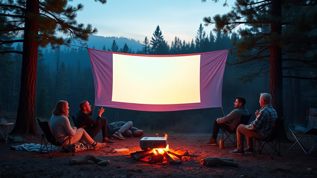 top camping mini projectors