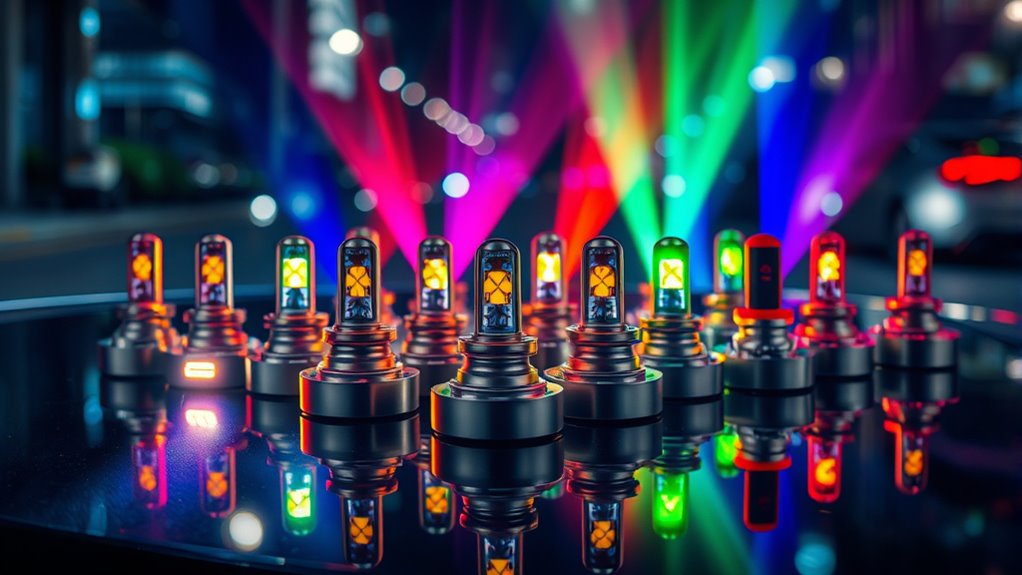 top car projector lamps