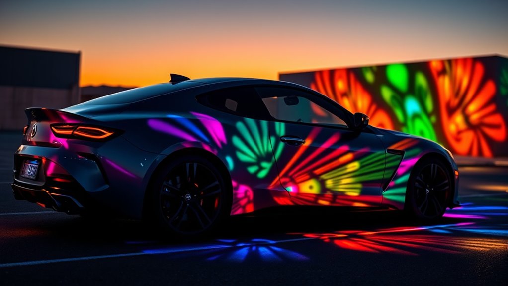 top car projector lights