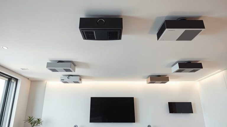 top ceiling mount projectors