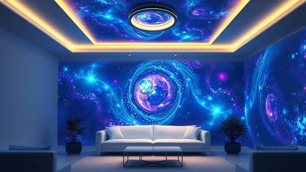 top ceiling projector lights