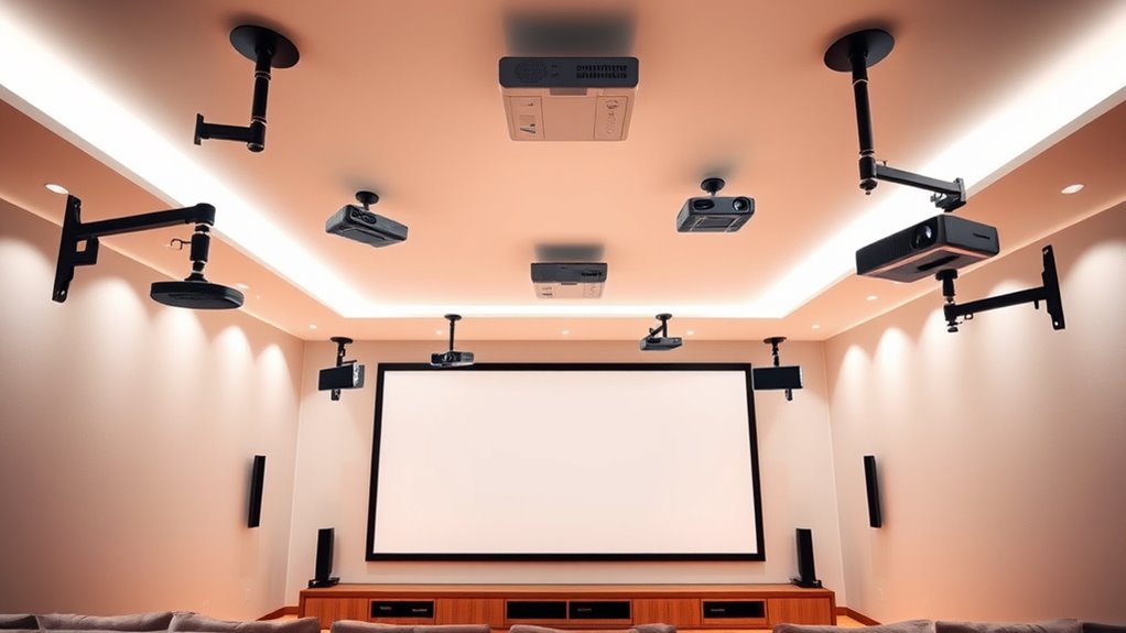 top ceiling projector mounts