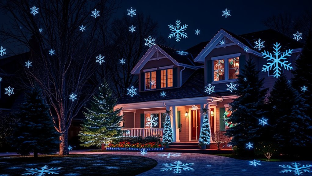 top christmas snow light projectors