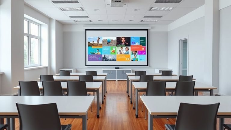 top classroom projector screens