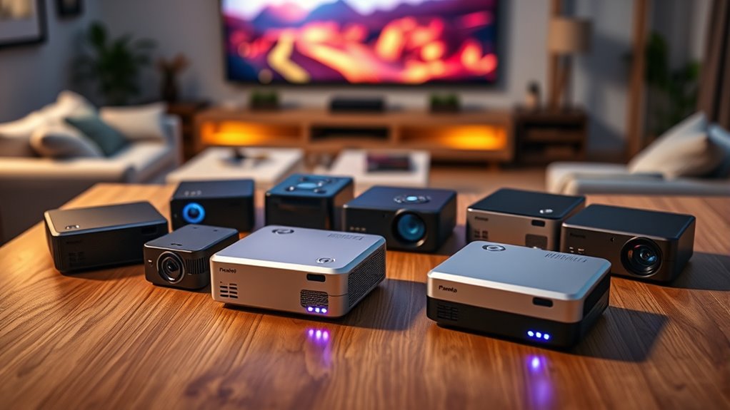 top compact bluetooth projectors