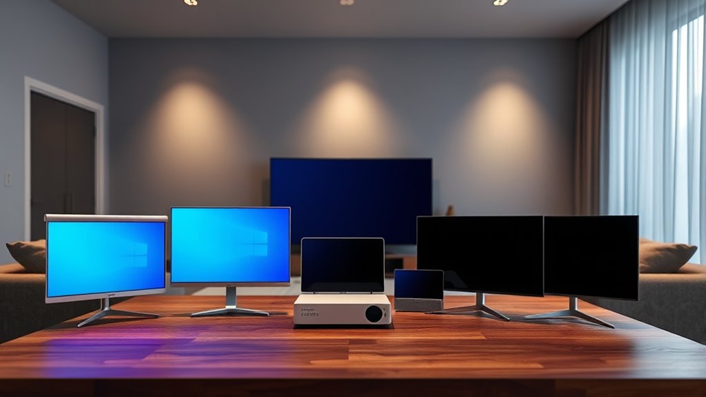 top compact projector screens