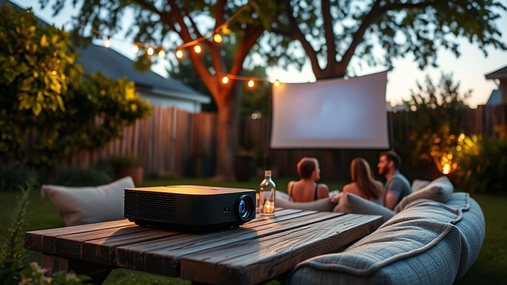 top compact projectors for outdoor entertainment