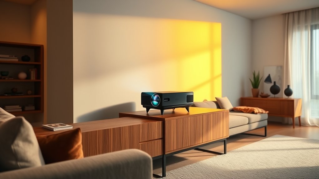 top compact short throw projectors