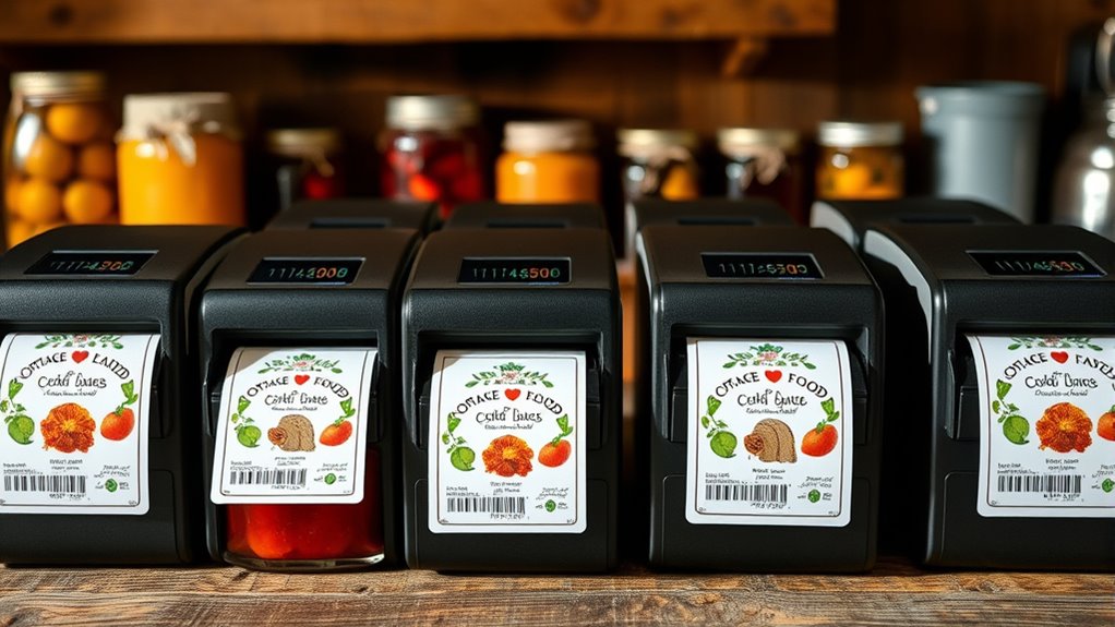 top cottage food label printers