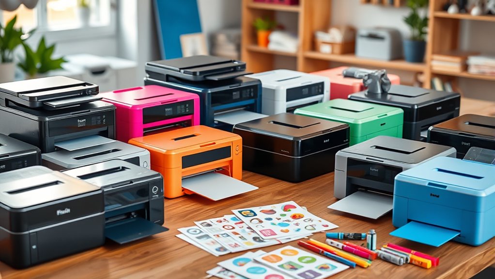 top craft and sticker printers