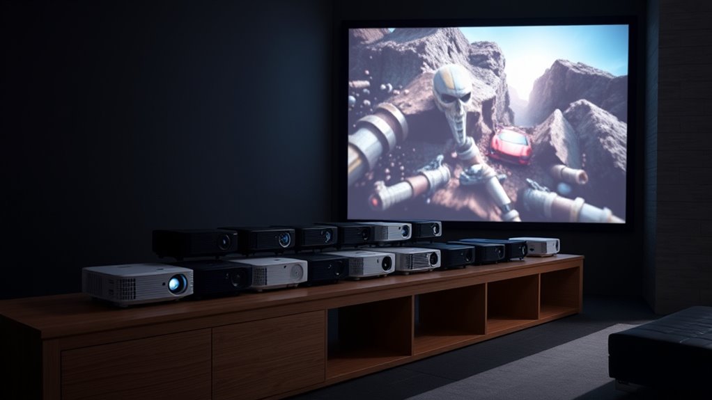 top dark room projectors