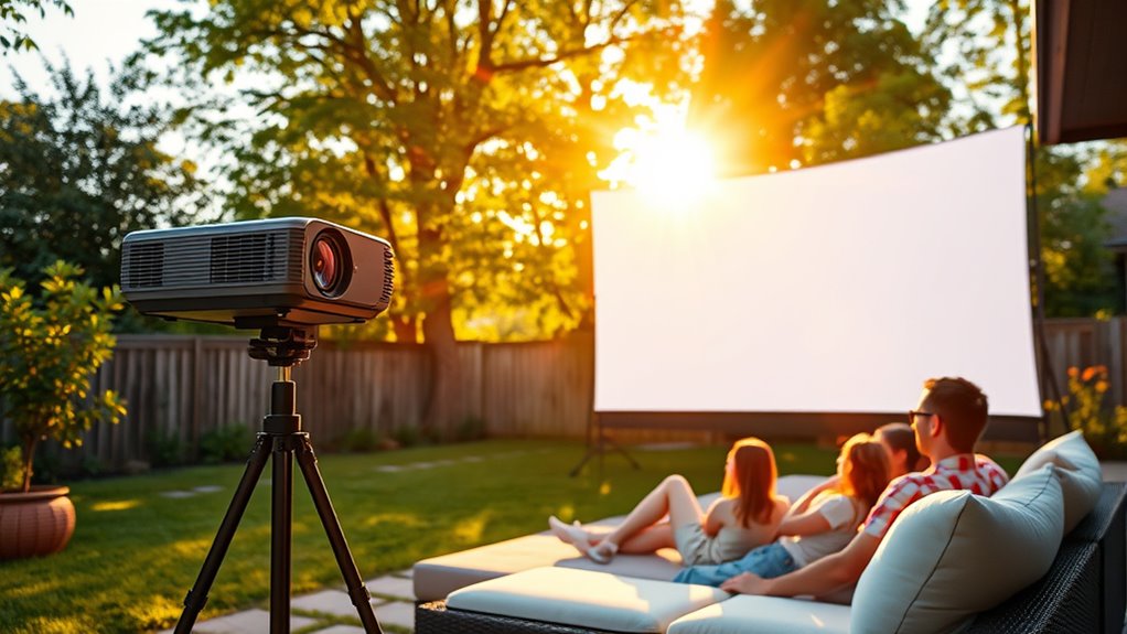 top daylight outdoor projectors