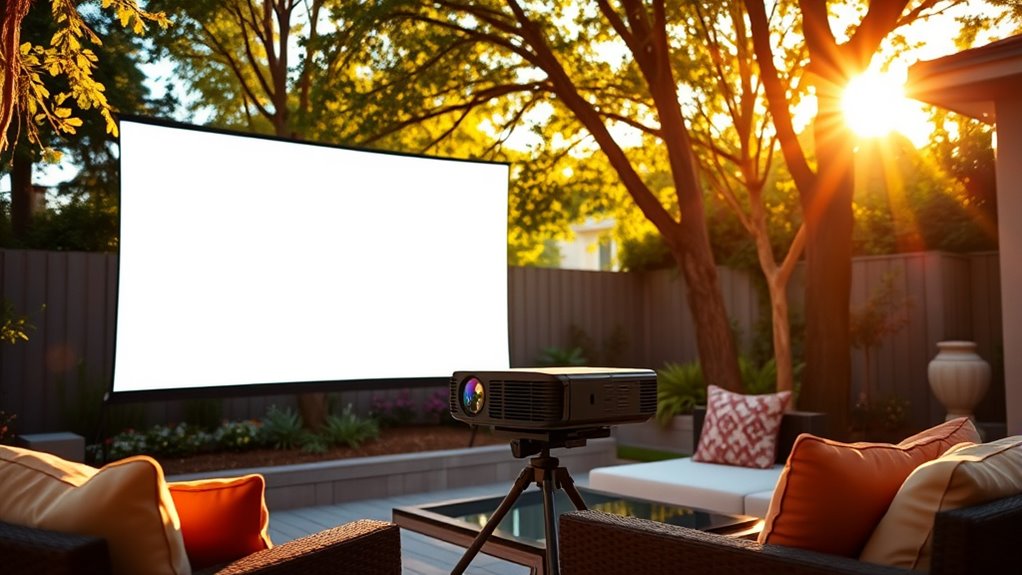 top daylight outdoor projectors