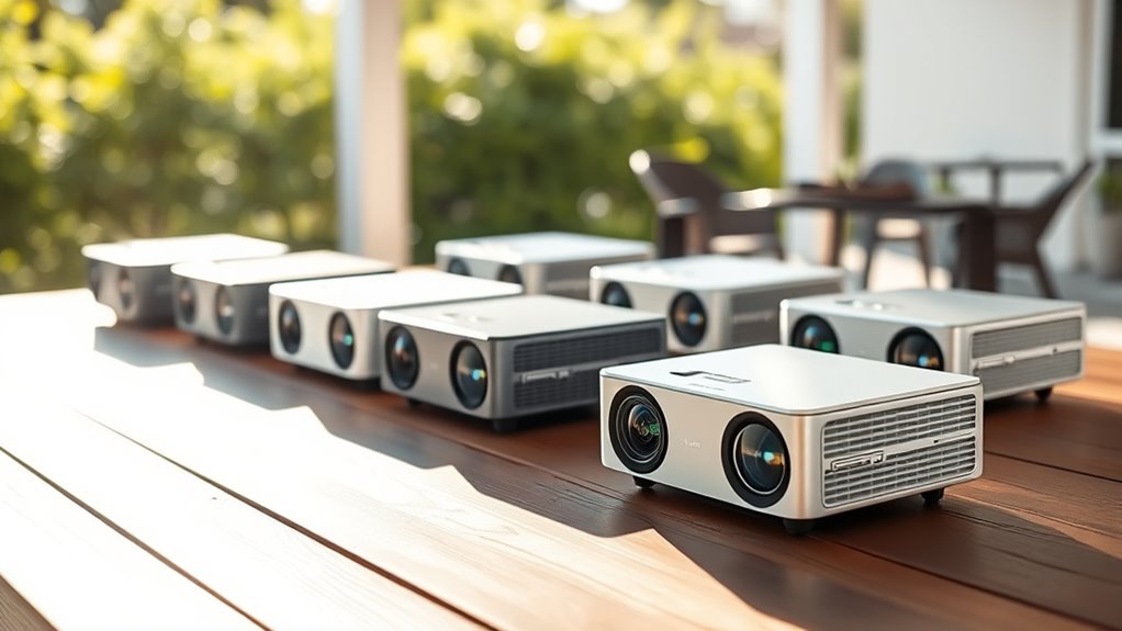 top daylight portable projectors