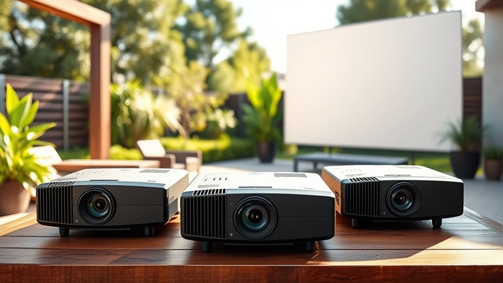 top daytime outdoor projectors