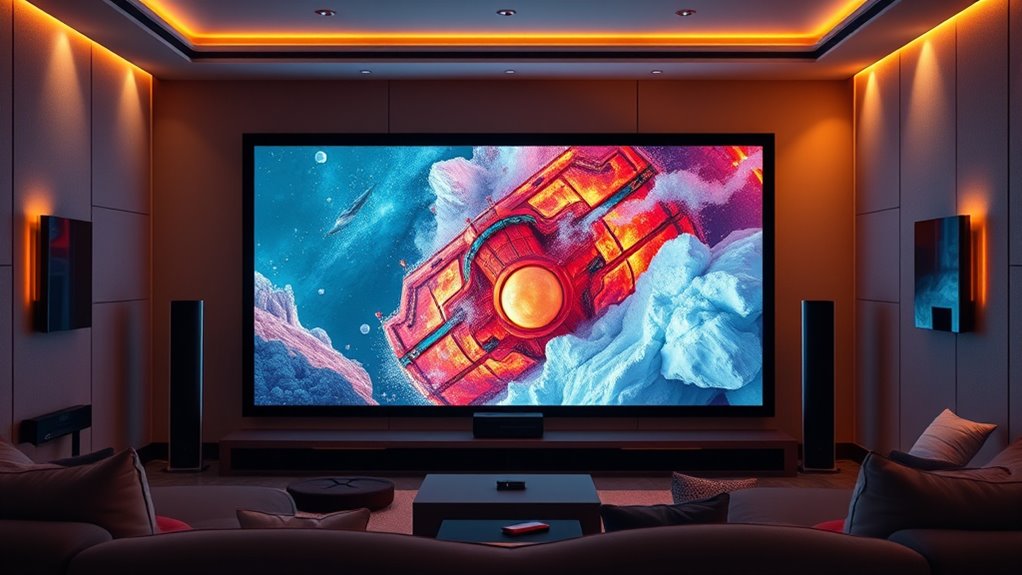 top dlp projector screens
