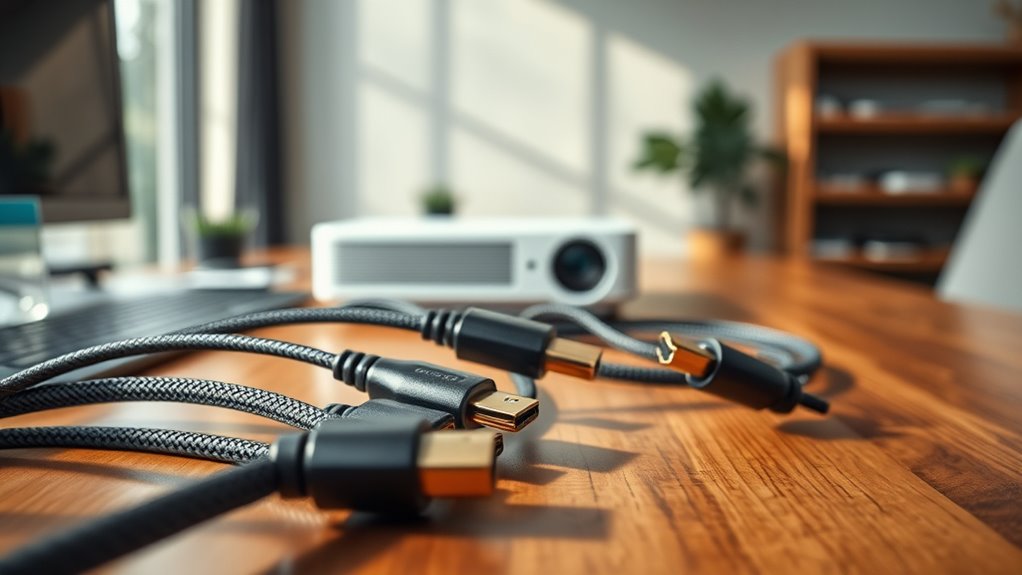 top fiber hdmi projector cables