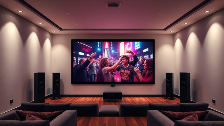 top fixed frame projector screens
