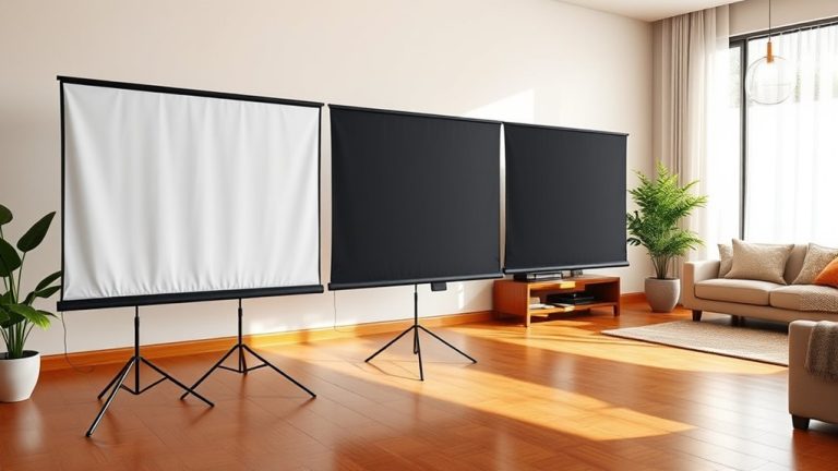 top foldable projector screens