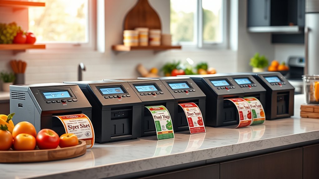top food label thermal printers