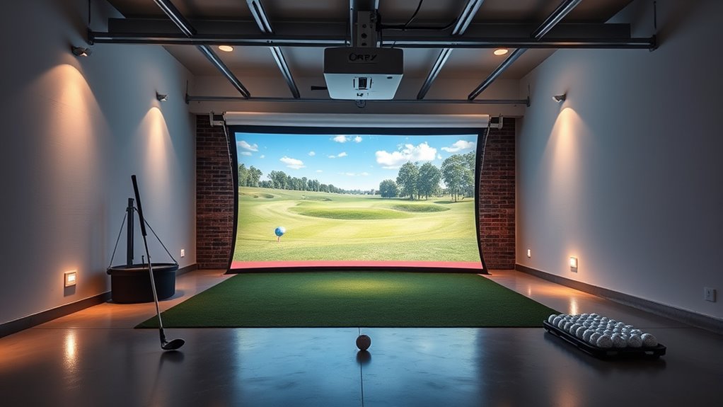 top garage golf projectors