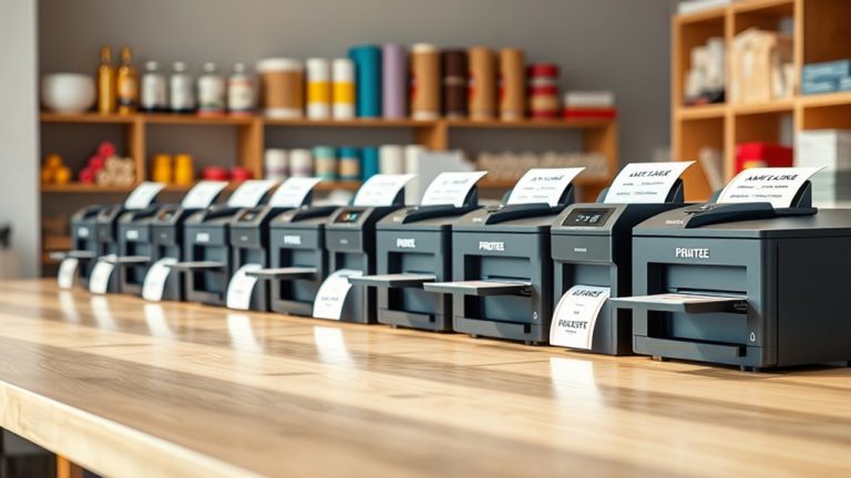 top glossy label printer list