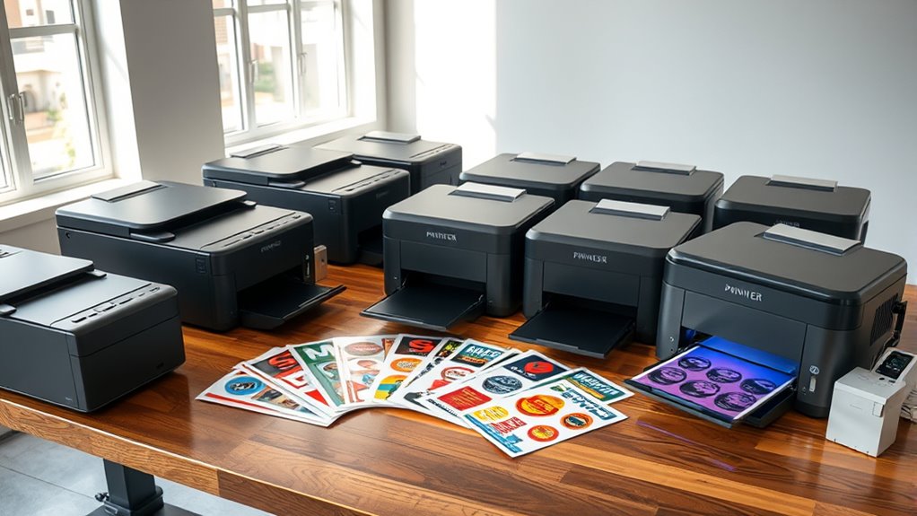 top glossy sticker printers