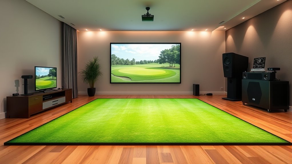 top golf simulator projectors