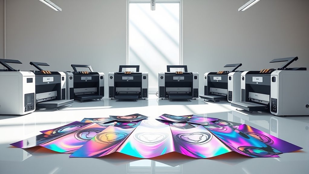 top holographic sticker printers