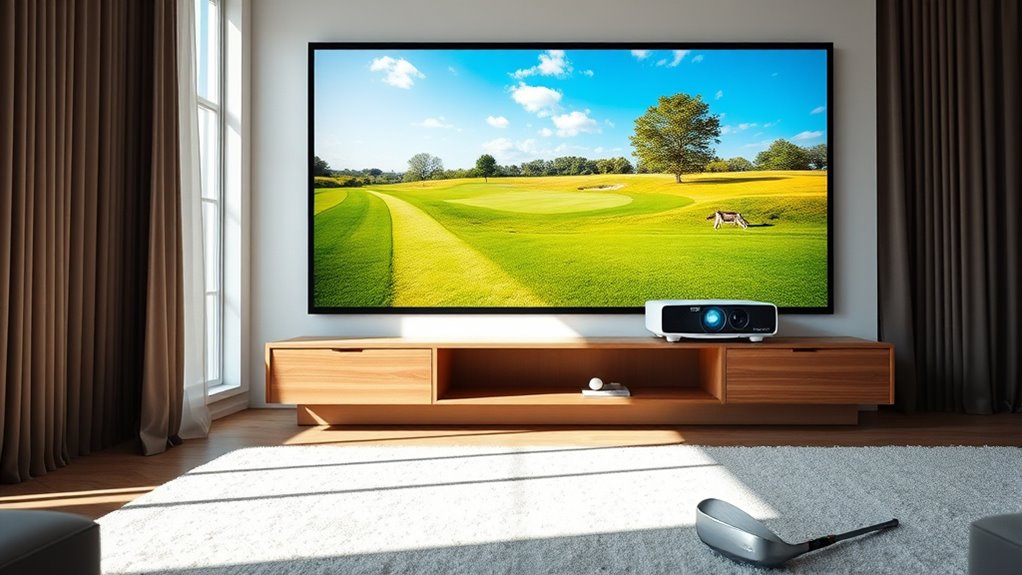 top home golf projectors