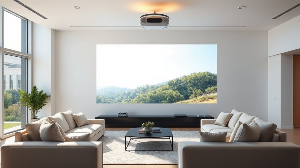 top home projector screens