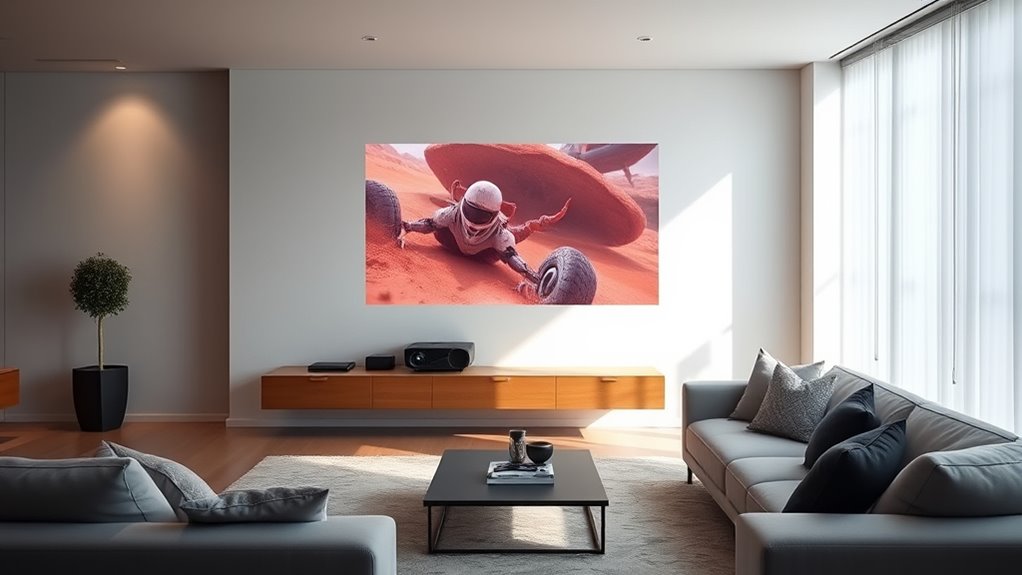 top home wall projectors